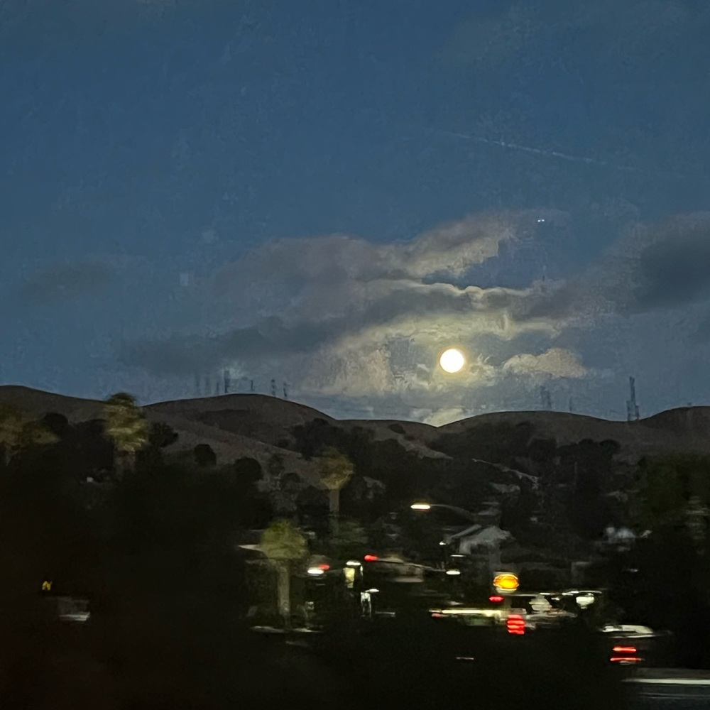 Scenic Night Sky Art Print